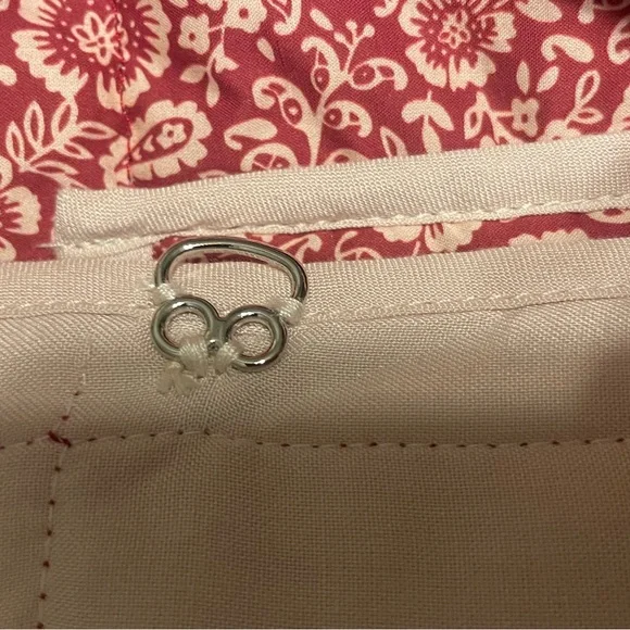 bohme Rose Pink Quilted Bomber Jacket with Cream Trim New no tags - Picture 5 of 6